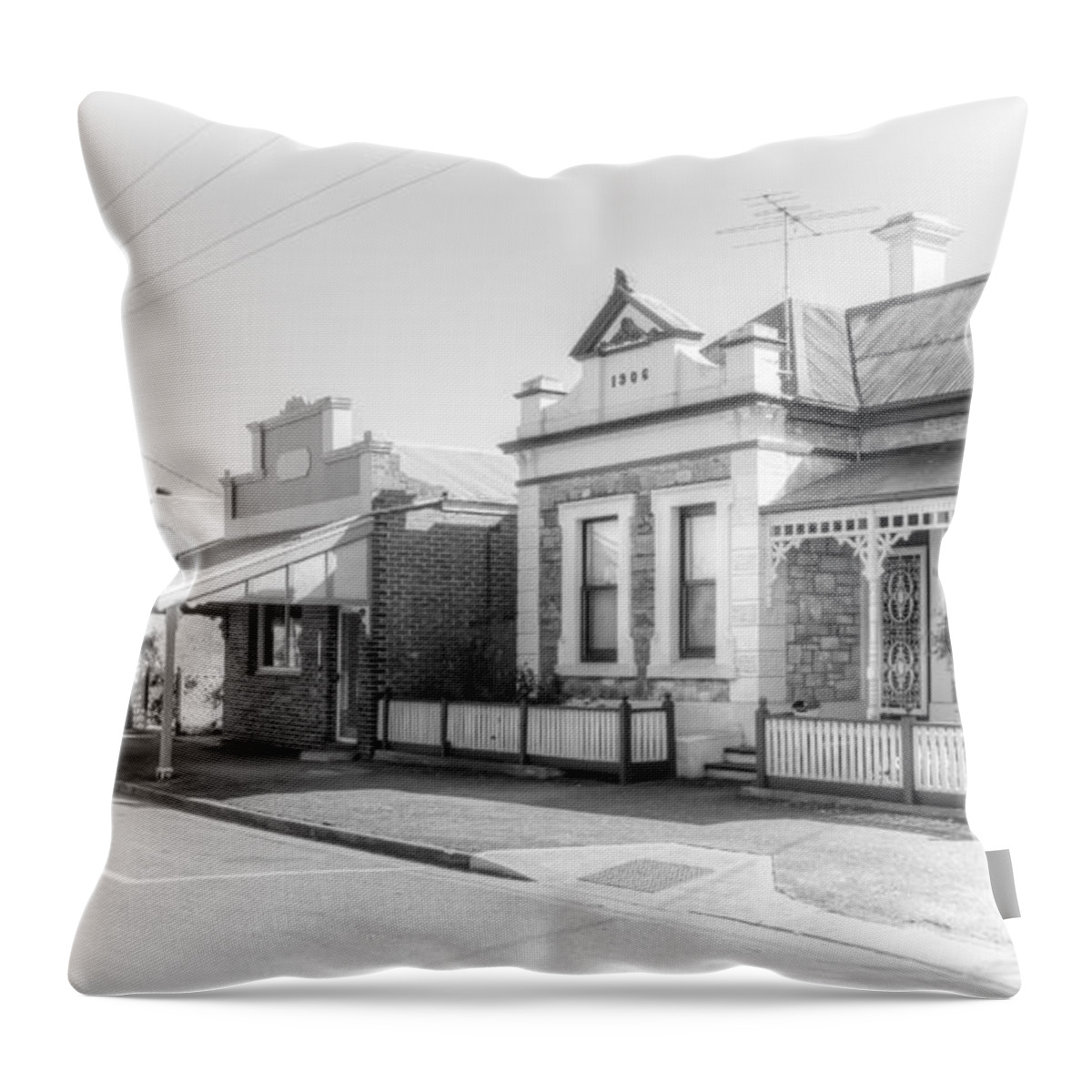 Old-time Charm Throw Pillow featuring the photograph Old-time Charm by Wayne Sherriff