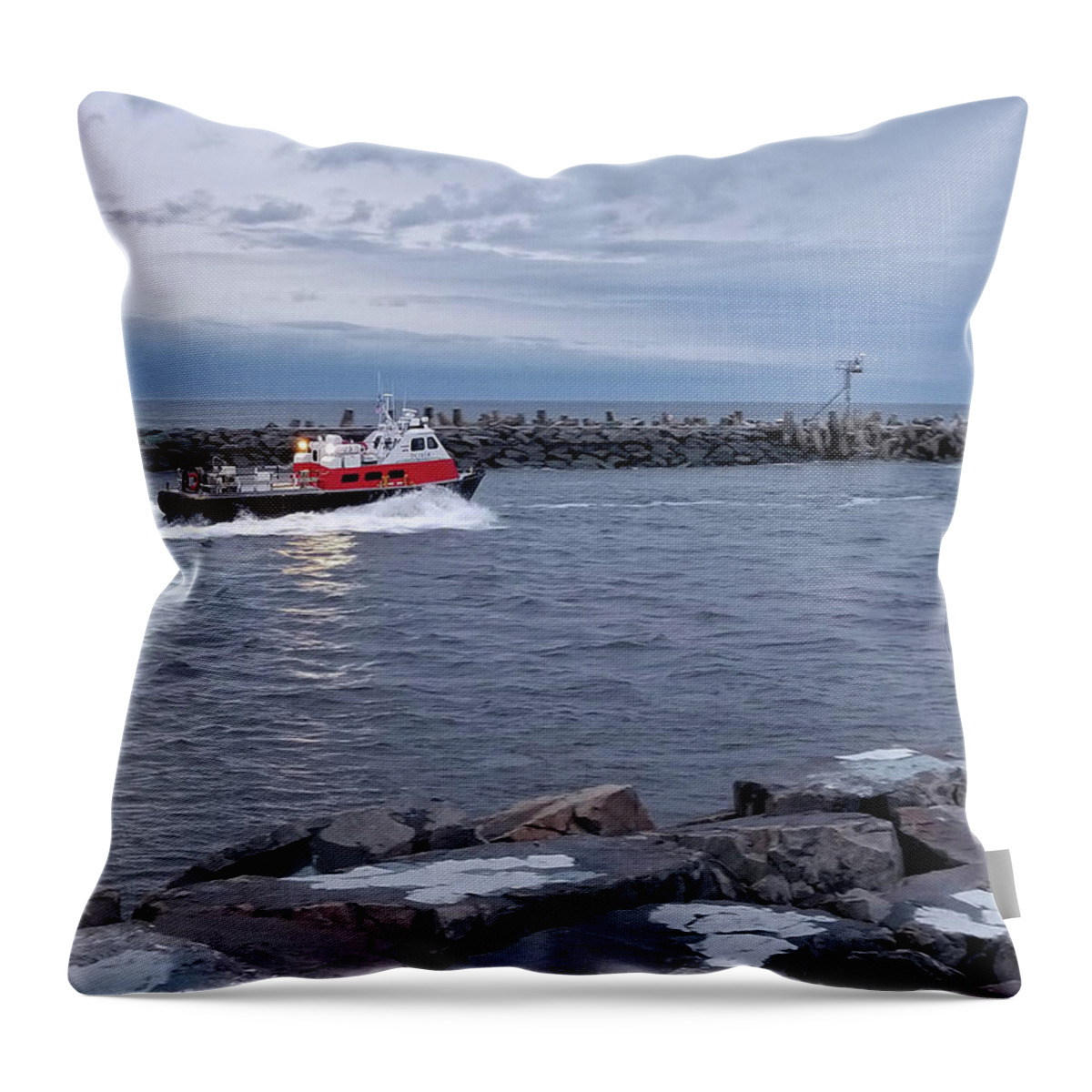 Landscape Throw Pillow featuring the photograph Olivia by Sami Martin