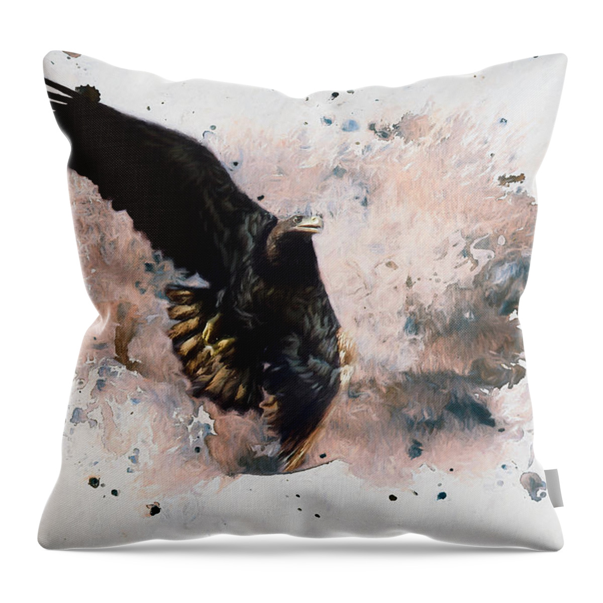 Textures Throw Pillow featuring the photograph On The Move by Evelyn Garcia