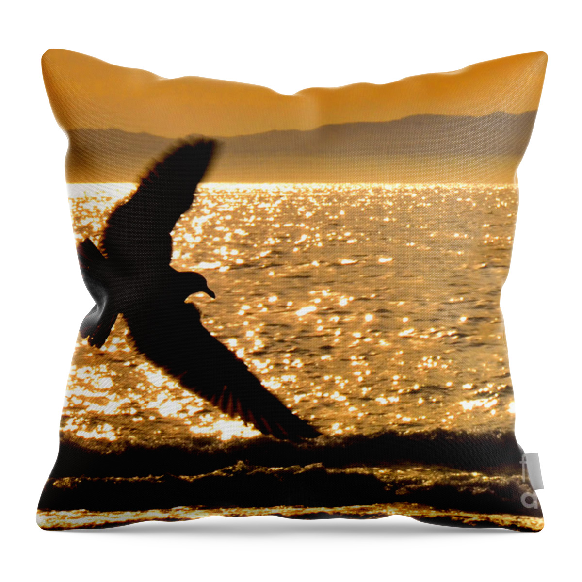 Bird Throw Pillow featuring the photograph On the Move by Mark Madere