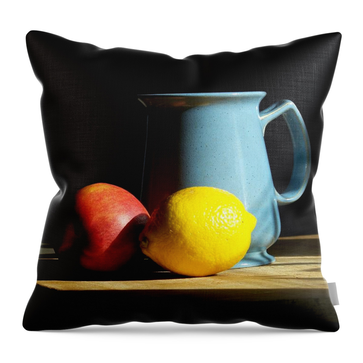 Still Life Throw Pillow featuring the photograph On The Table 1- Photograph by Jackie Mueller-Jones