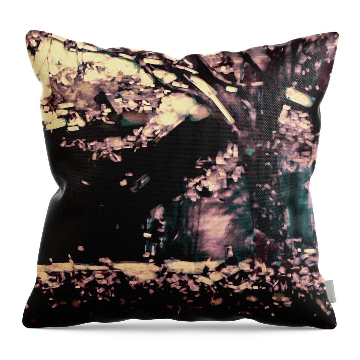 Surreal Throw Pillow featuring the digital art Once Upon a Dream by Susan Maxwell Schmidt