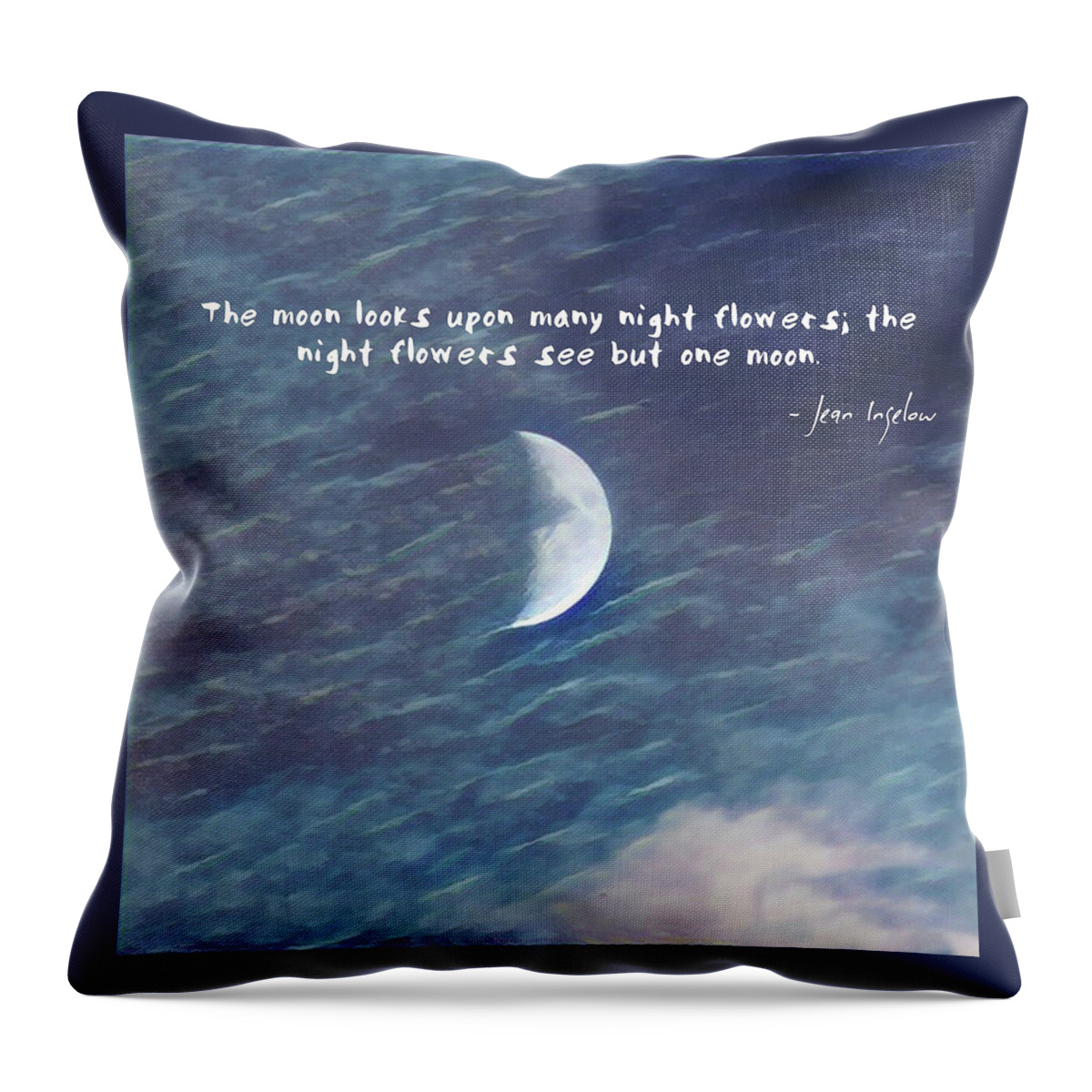 One Moon Throw Pillow featuring the photograph One Moon by Jackson Pearson
