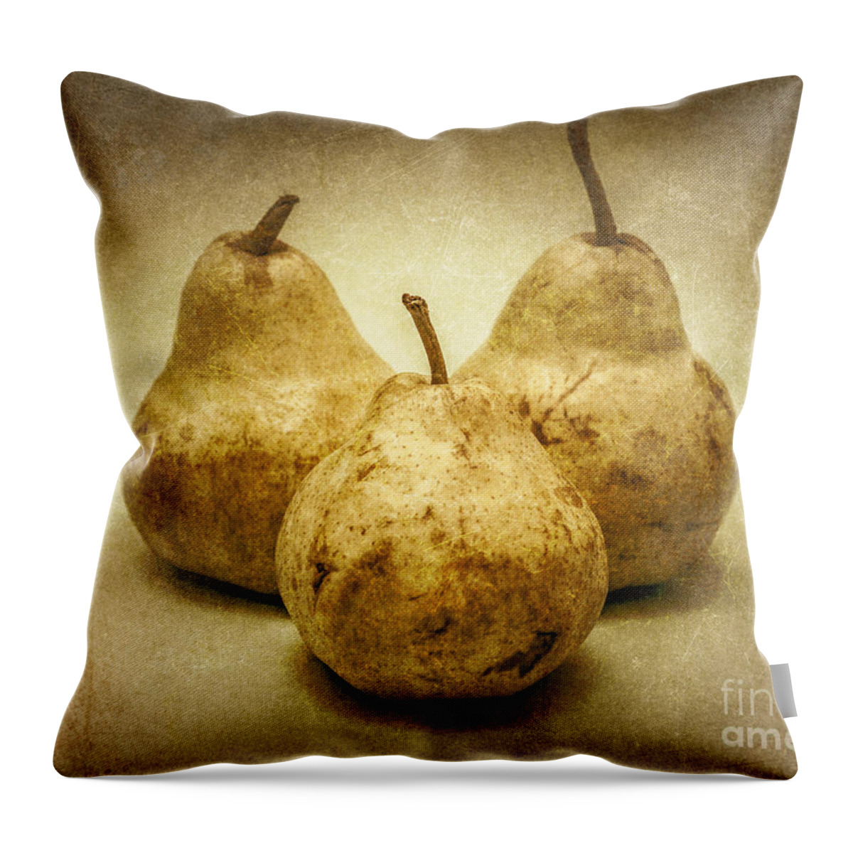 Pear Throw Pillow featuring the photograph One Pair Too Many by Jorgo Photography
