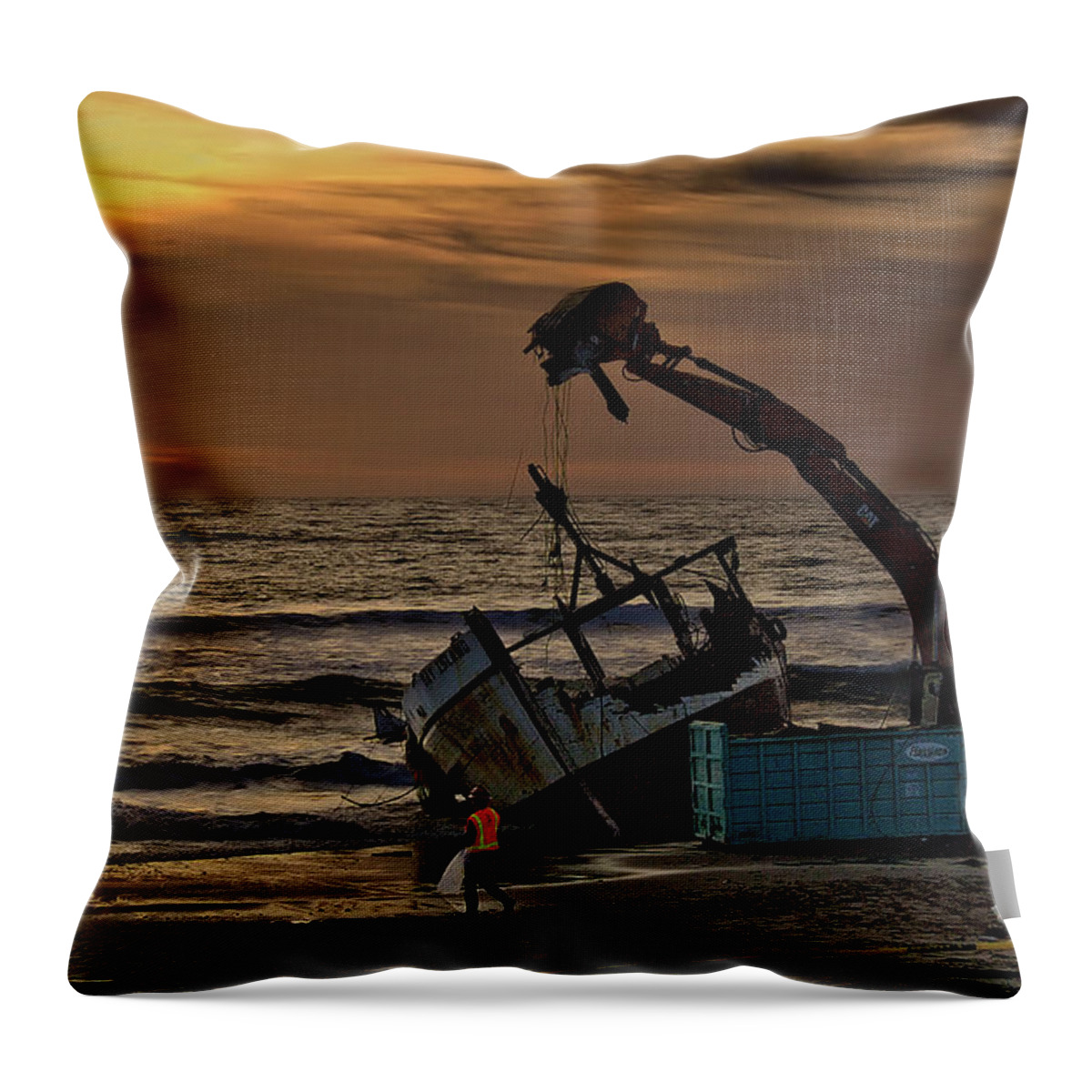 Day Throw Pillow featuring the photograph One Piece by Michael Gordon