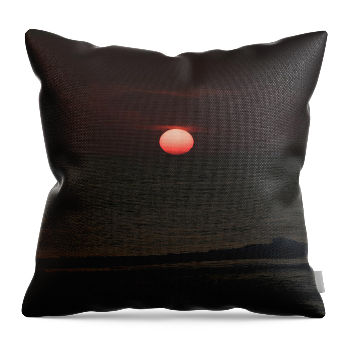 Florida Throw Pillow featuring the photograph Onyx Sunset Venice Florida by Lawrence S Richardson Jr
