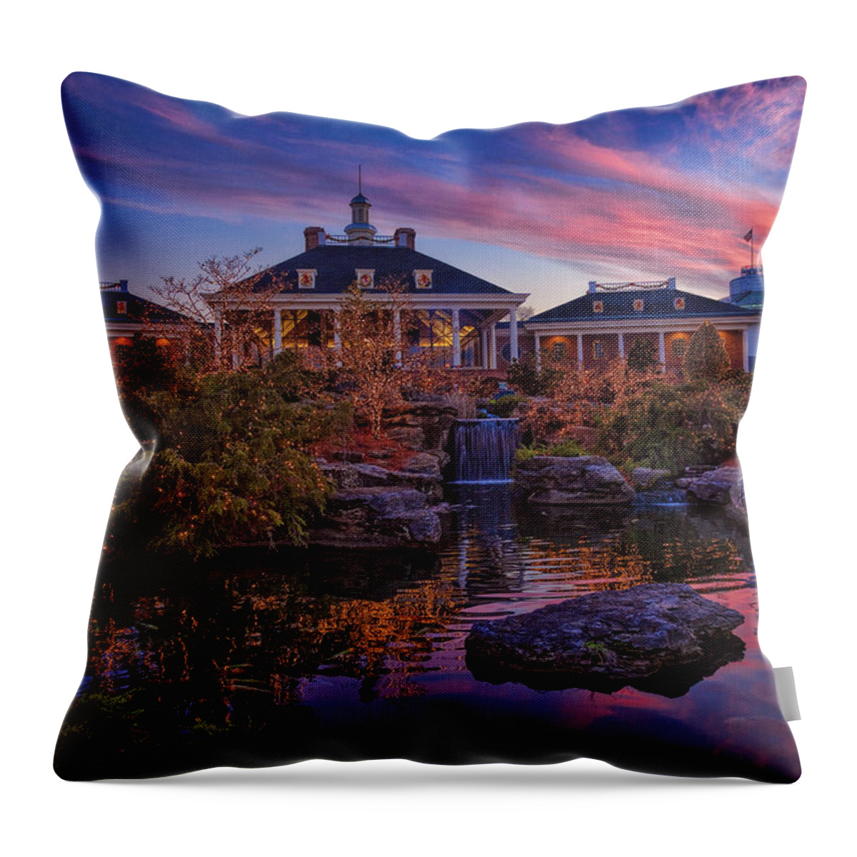 Gaylord Throw Pillow featuring the photograph Opryland Hotel by Diana Powell