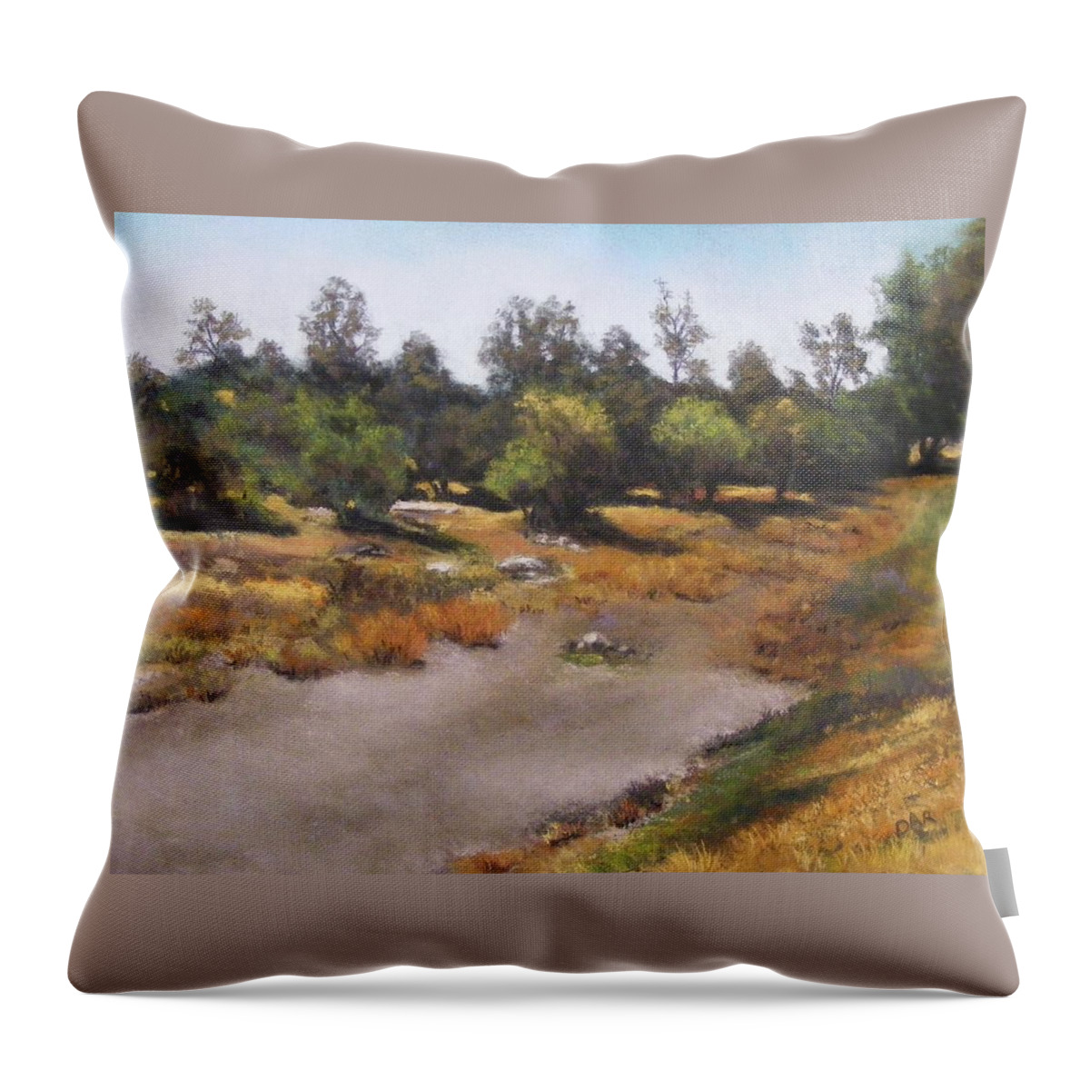 Optimism Throw Pillow featuring the painting Optimism by Darlene Jaeger