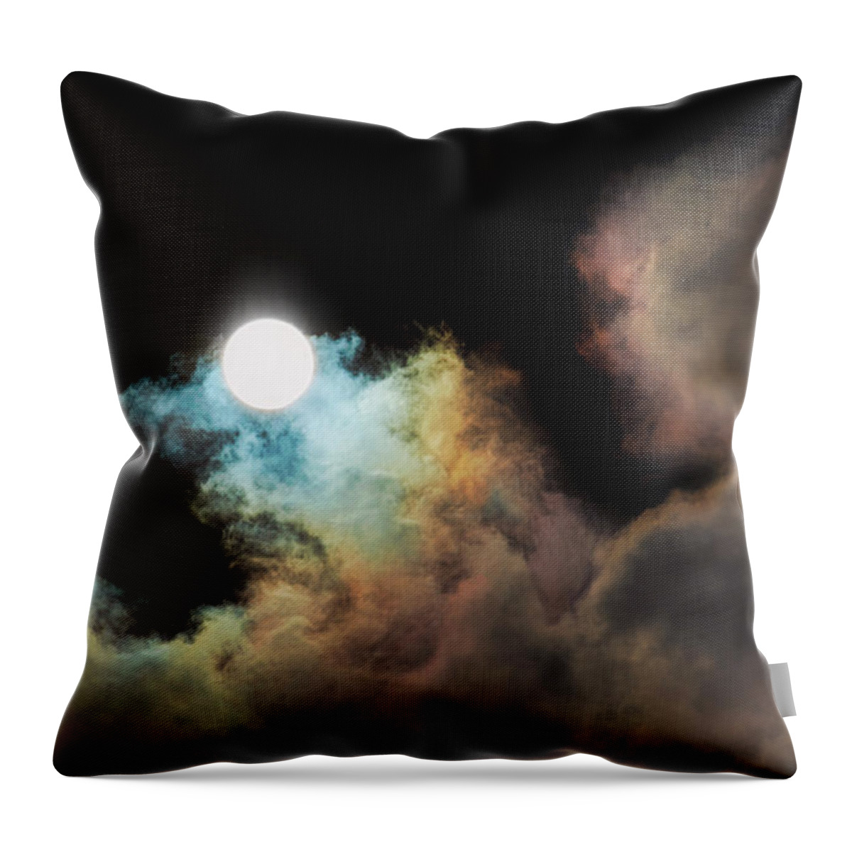Sky Throw Pillow featuring the photograph Orb Light by Dee Browning