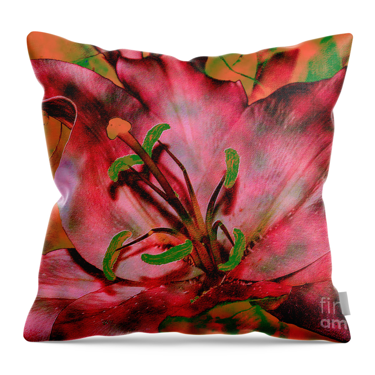 Orchid Throw Pillow featuring the photograph Orchid by Warren Kasow