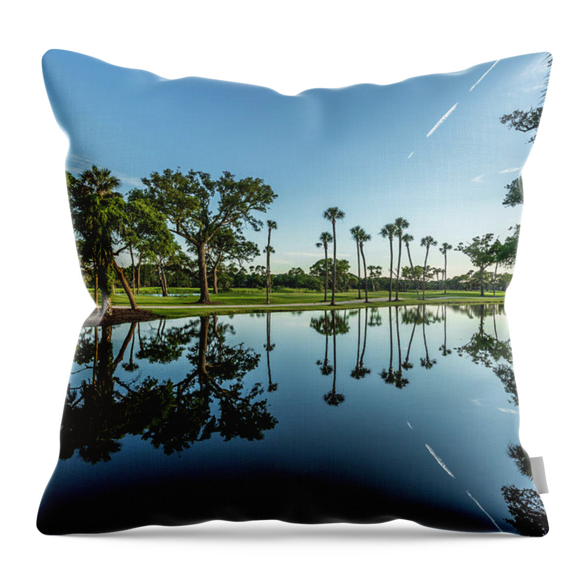 Kiawah Throw Pillow featuring the photograph Osprey Point Kiawah Island Resort by Donnie Whitaker
