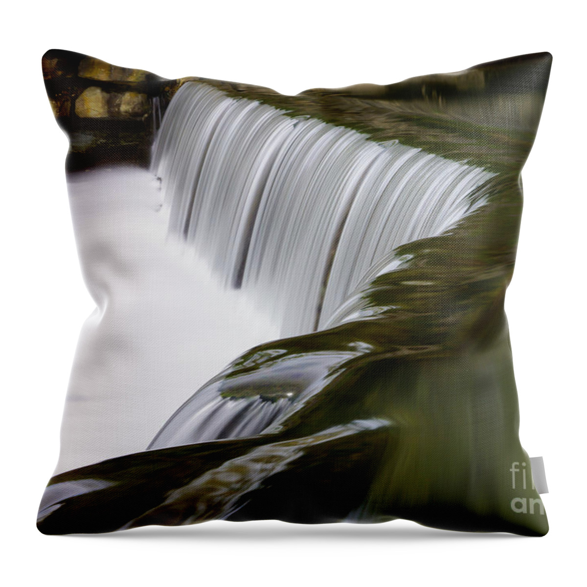 America Throw Pillow featuring the photograph Over The Edge by Jennifer White