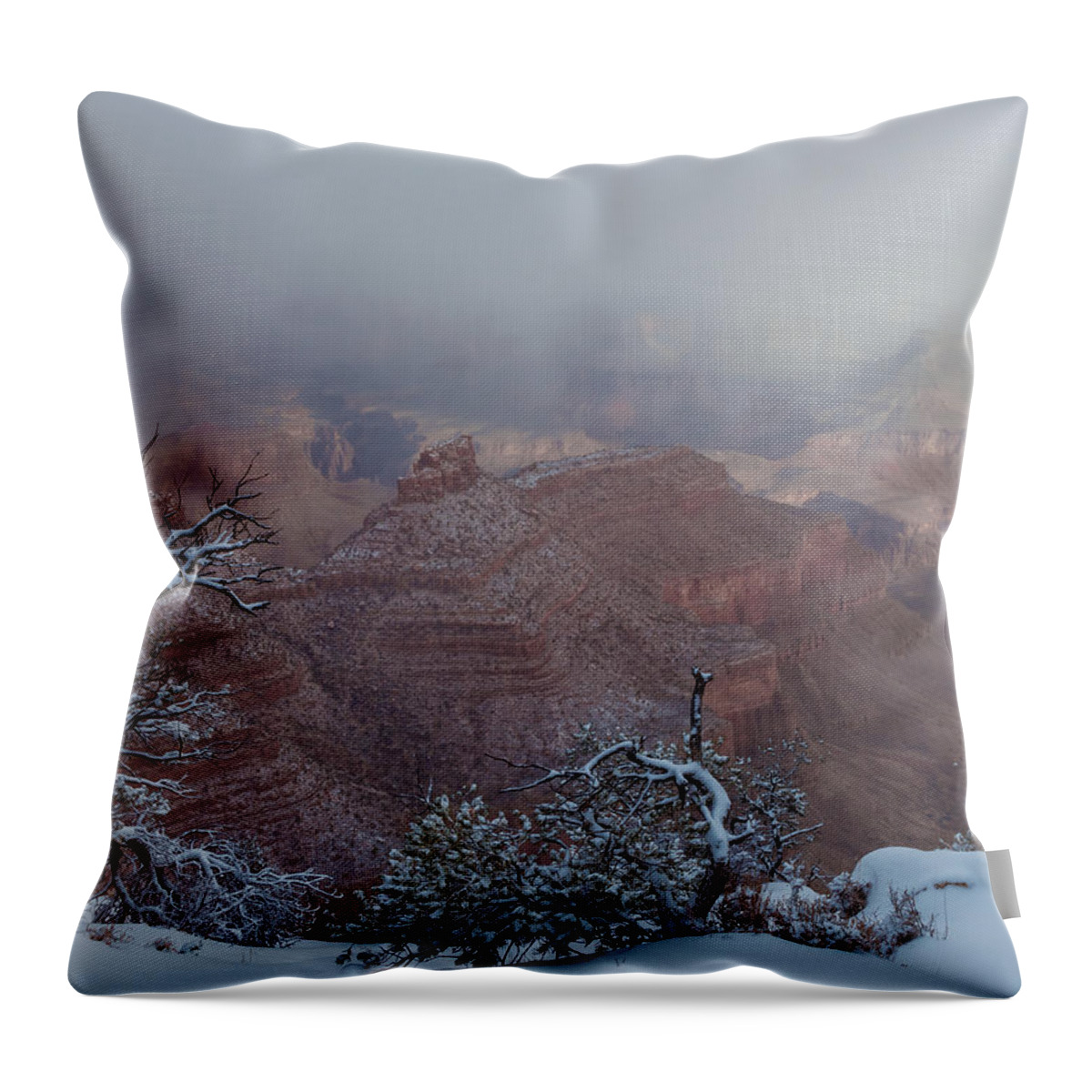 Landscape Throw Pillow featuring the photograph Overlook by Jonathan Nguyen