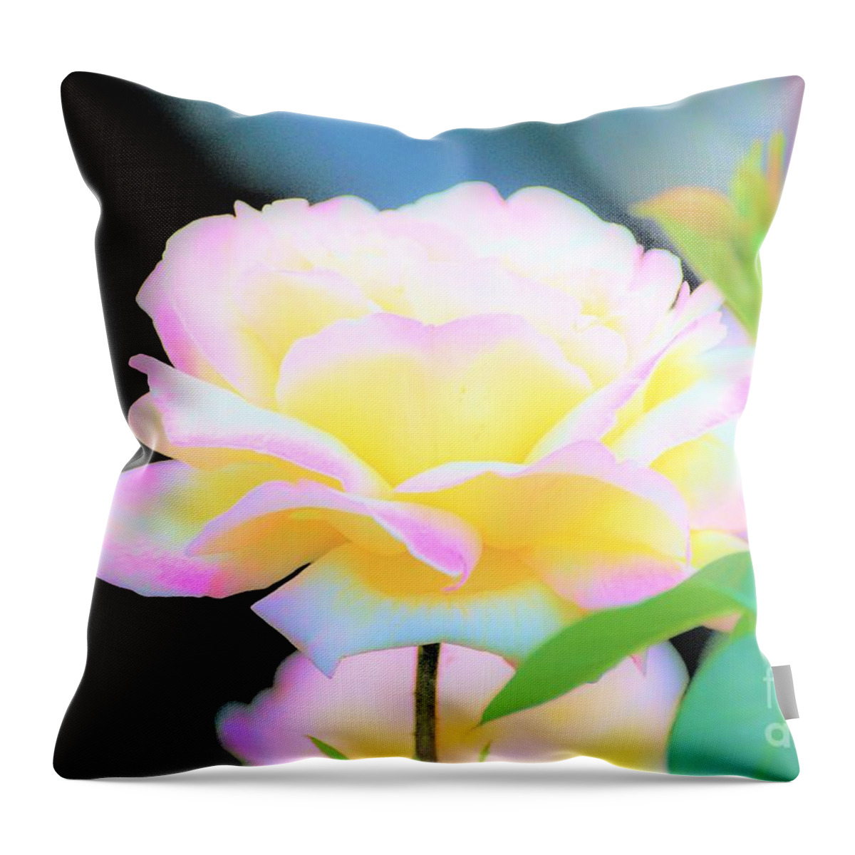 Rose Throw Pillow featuring the photograph Paint me Beautiful by Merle Grenz