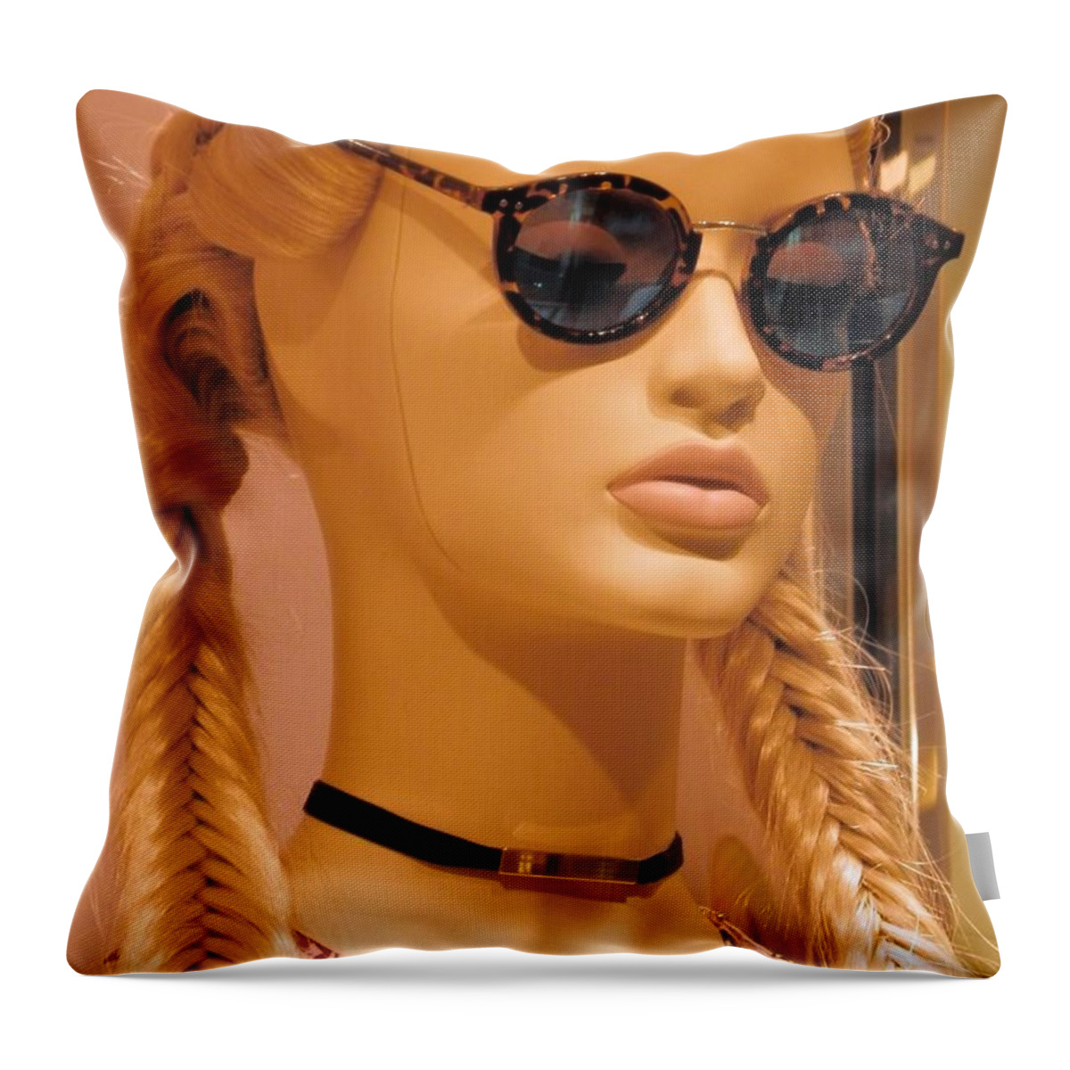 Paiute Throw Pillow featuring the photograph Paiute Style by Barbara Leigh Art