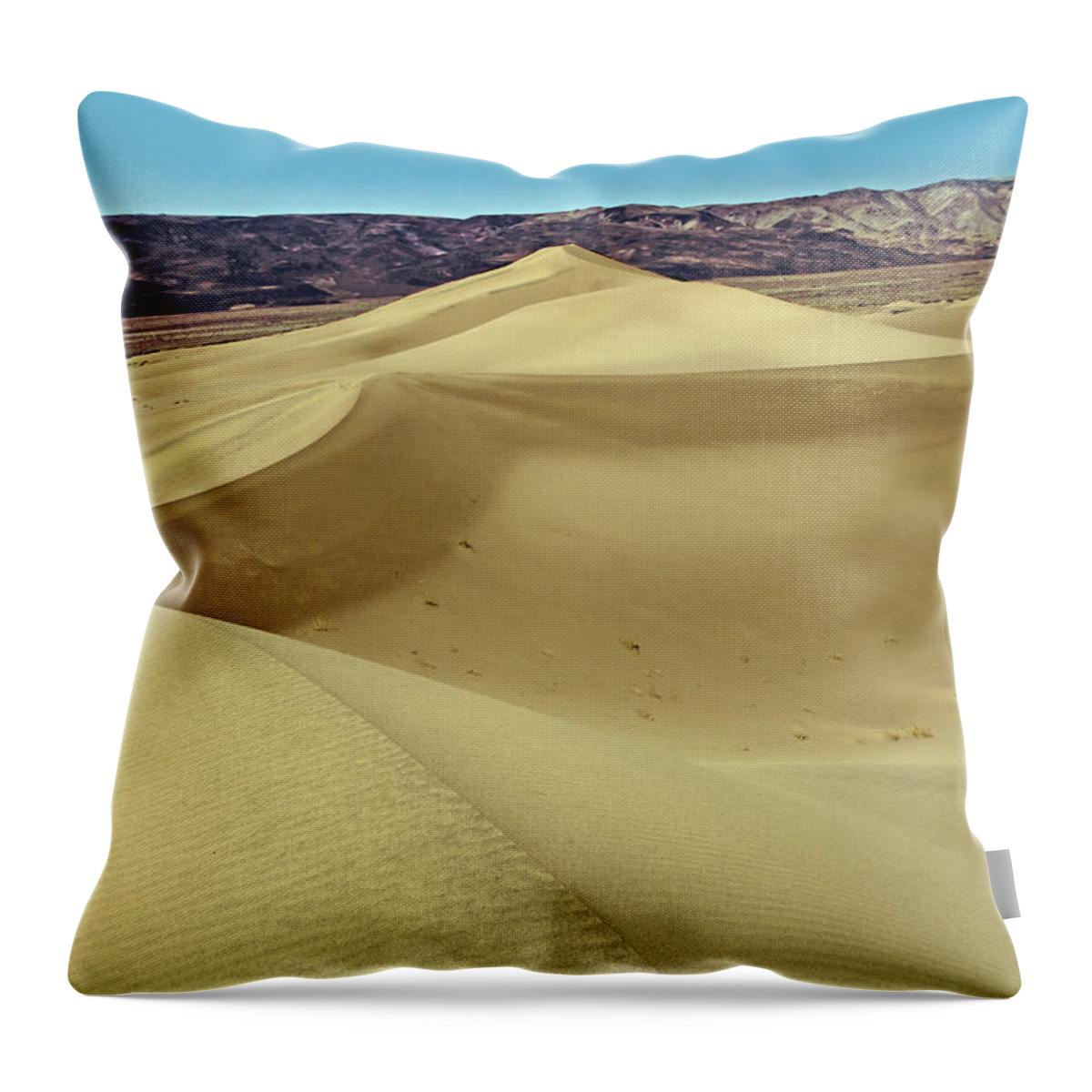Panamint Dunes Throw Pillow featuring the photograph Panamint Dunes by David Salter