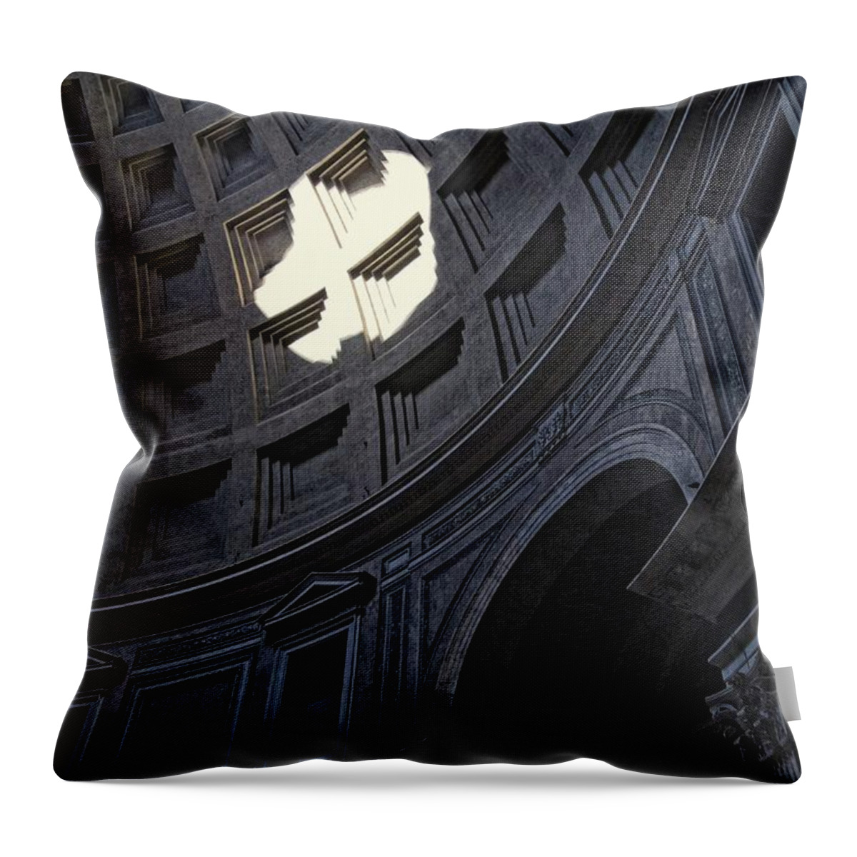 Italy Throw Pillow featuring the photograph Pantheon Abstract III by Allan Van Gasbeck