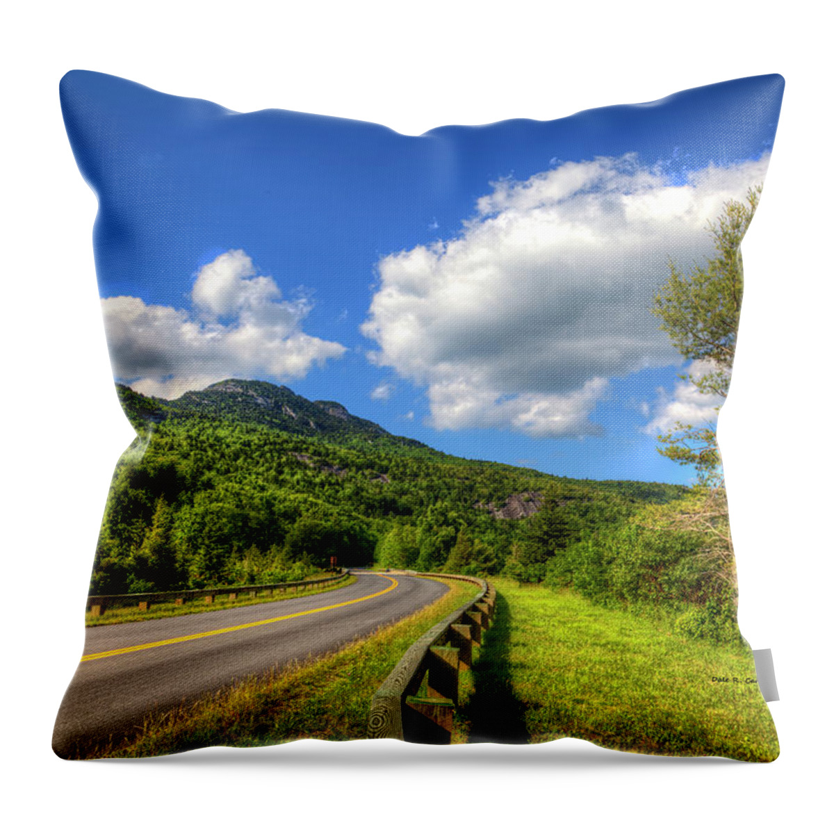 Blue Ridge Parkway Throw Pillow featuring the photograph Parkway Dreaming by Dale R Carlson