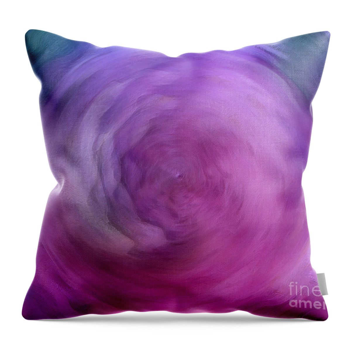 Abstract Throw Pillow featuring the digital art Passage Of Time by Krissy Katsimbras