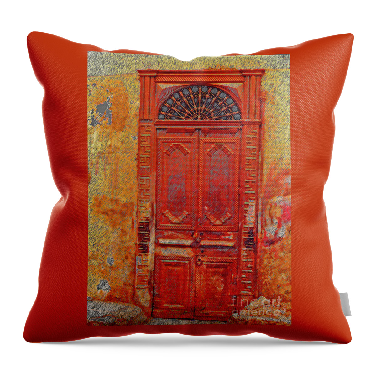 Egypt Throw Pillow featuring the photograph Passageway by Elizabeth Hoskinson