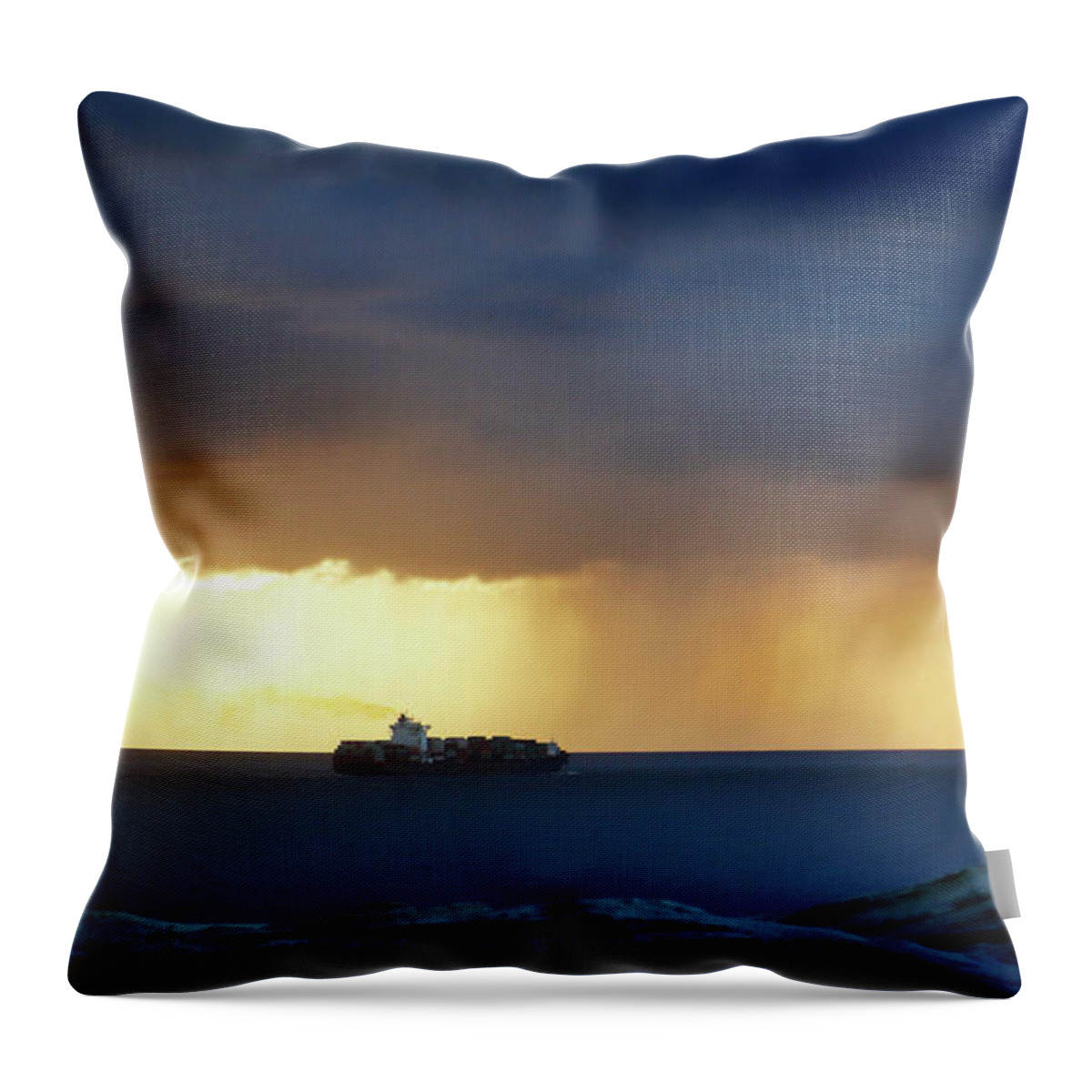 Passing Throw Pillow featuring the photograph Passing By by Nicholas Blackwell