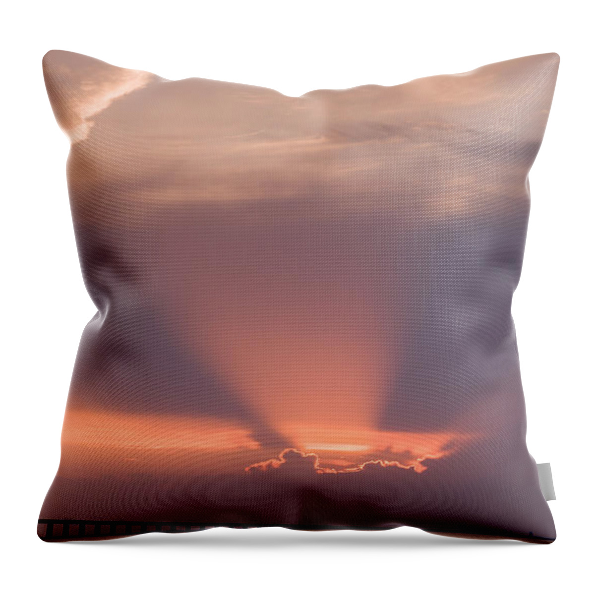 Architecture Throw Pillow featuring the photograph Pastel Heaven by Marcus Karlsson Sall