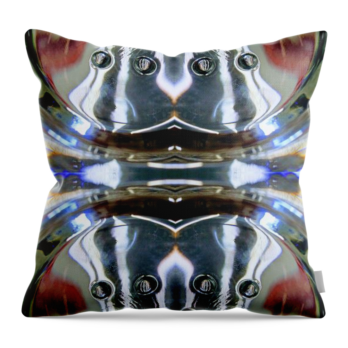  Throw Pillow featuring the digital art Patch Graphic #43 by Scott S Baker