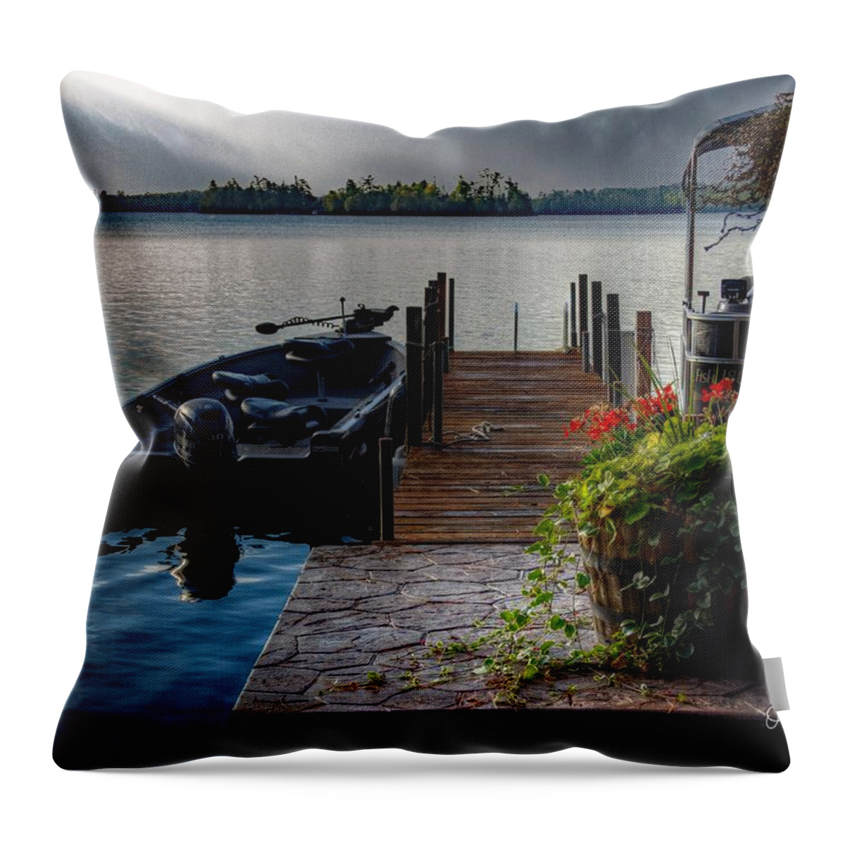 Minnesota Throw Pillow featuring the photograph Patience by Hans Brakob