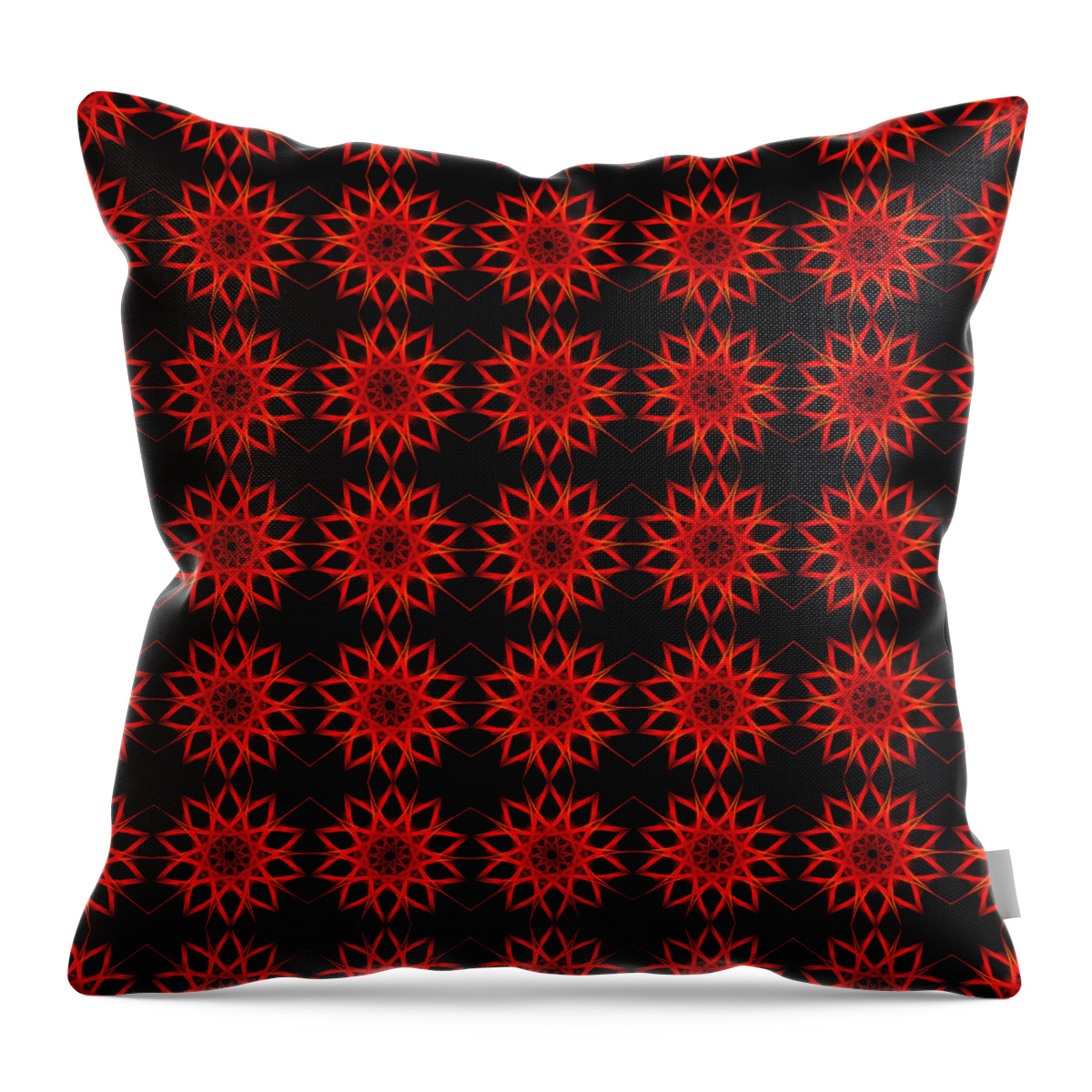 Pattern Throw Pillow featuring the digital art Pattern 105 by Kristalin Davis