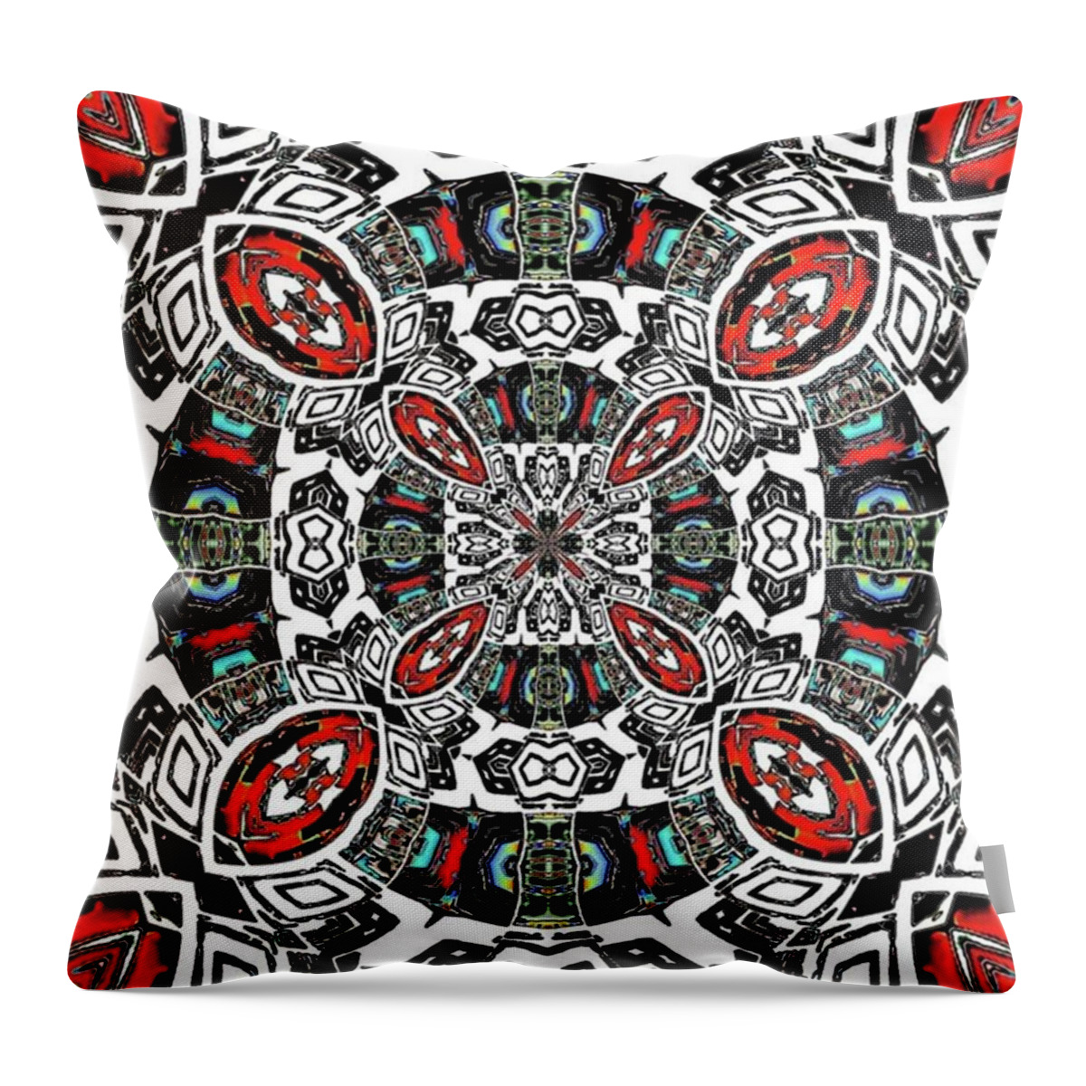 Digital Throw Pillow featuring the photograph Marquise Pattern Square by Dante Cook