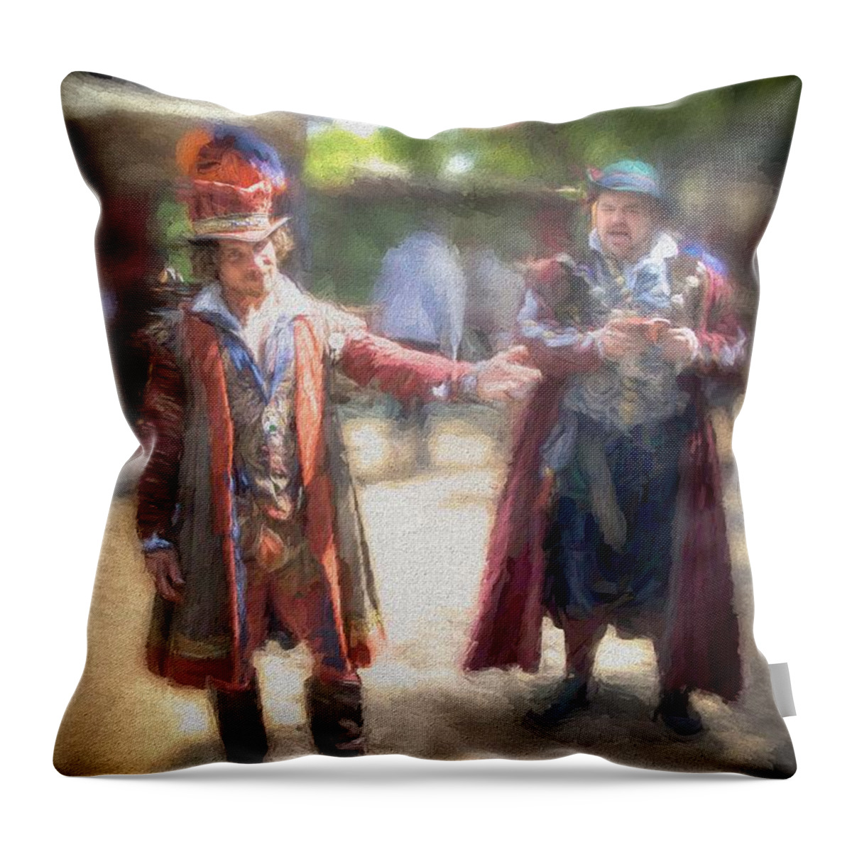 Old Throw Pillow featuring the photograph Repay Your Debt by Ike Krieger