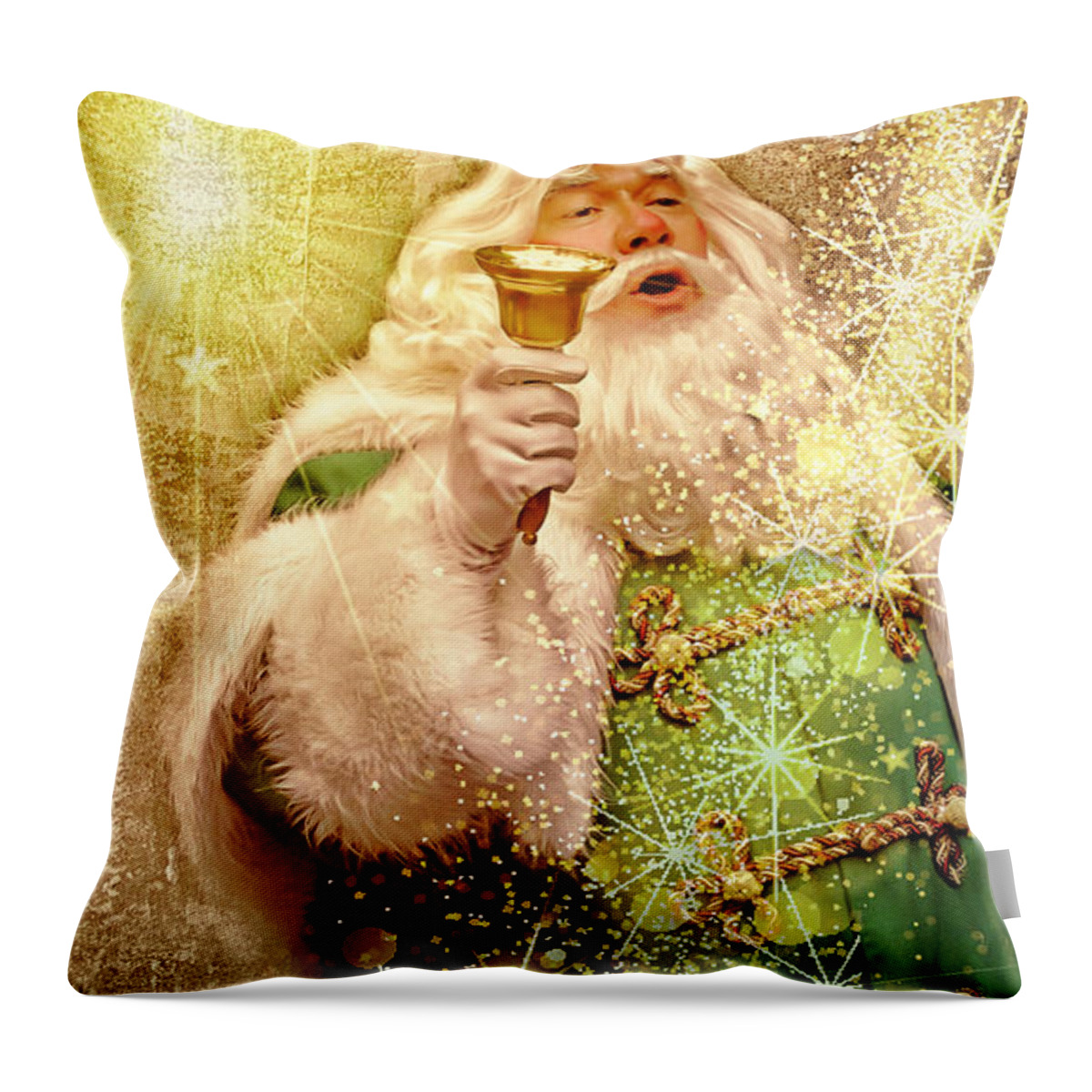 Christmas Throw Pillow featuring the photograph Peace Love Joy by Pamela Williams