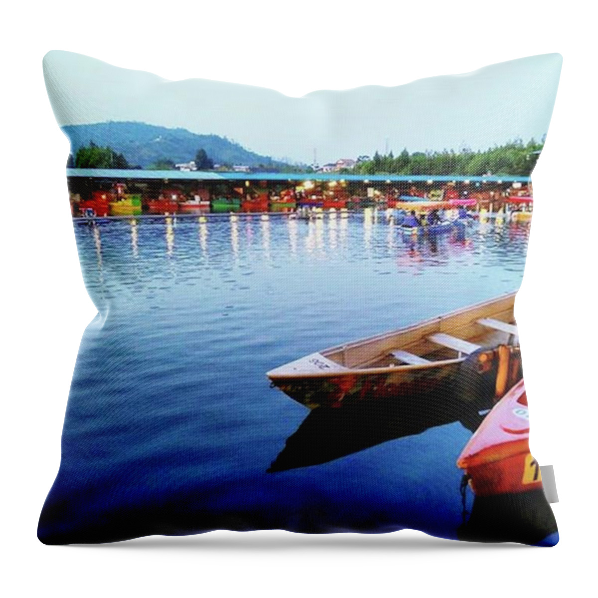 Nature Throw Pillow featuring the photograph Peace Of Mind by Kelly Santana