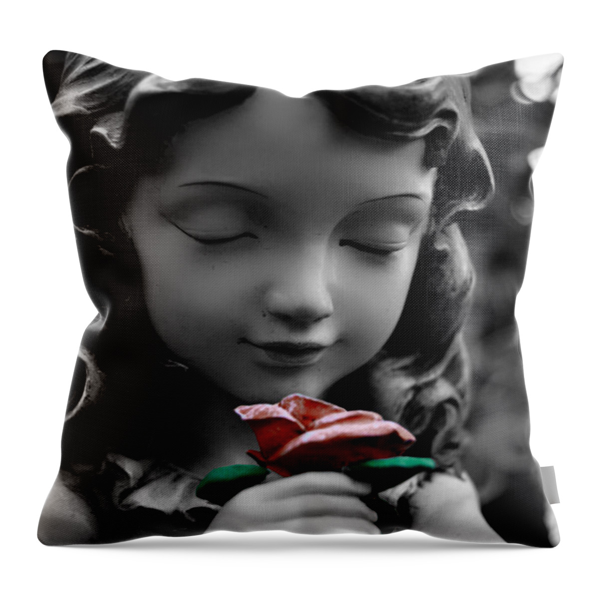 Serenity Throw Pillow featuring the photograph Peaceful Thoughts by Nathan Little