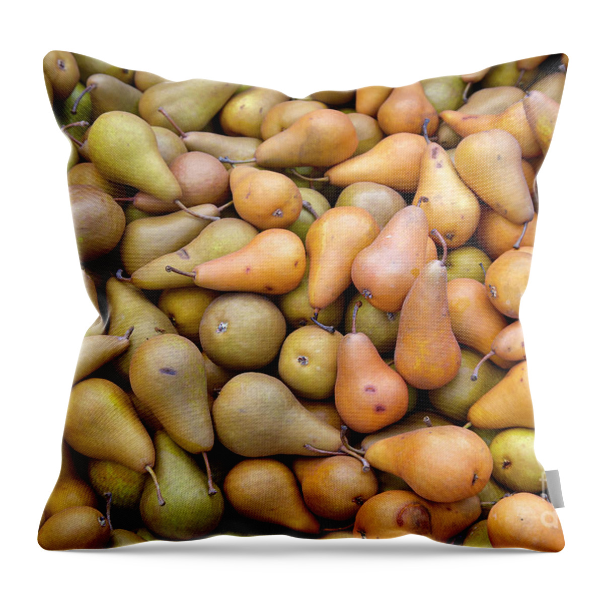 Pear Throw Pillow featuring the photograph Pears at the Harvest by Bruce Block