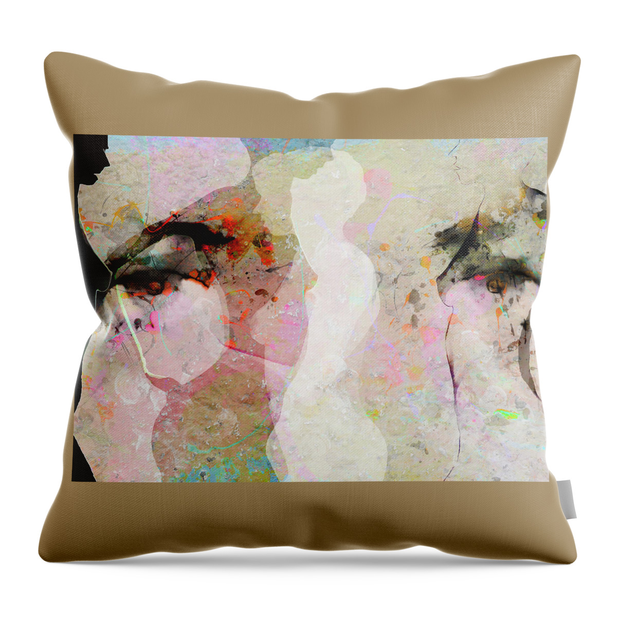 People Watching Throw Pillow featuring the photograph People Watching - Passersby by Ed Hall