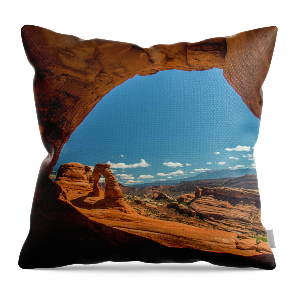 National Park Throw Pillow featuring the photograph Perfect Frame by Doug Scrima