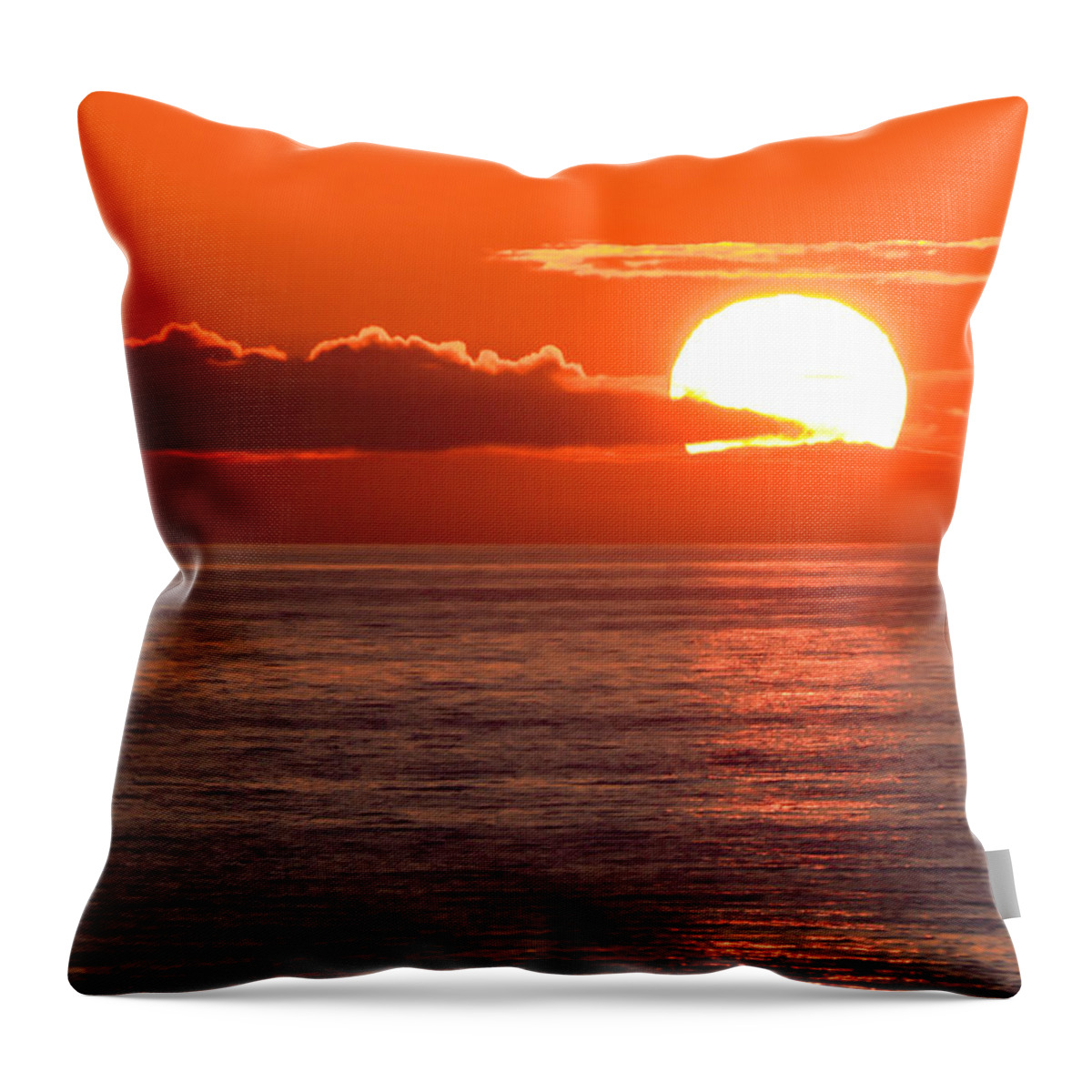 Sunset Throw Pillow featuring the photograph Perfect II by Don Mennig