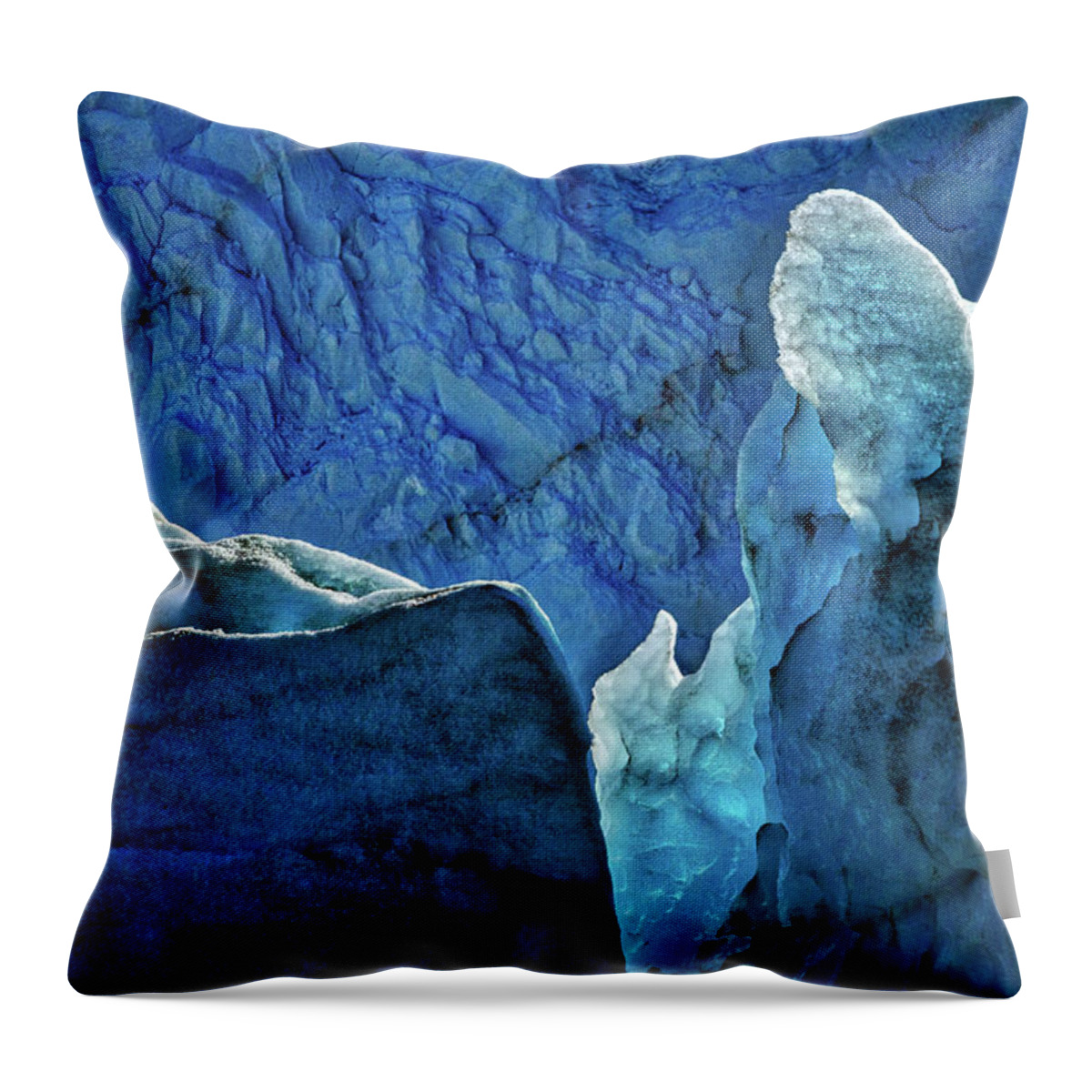 Argentina Throw Pillow featuring the photograph Perito Moreno Glacier Details #2 - Patagonia by Stuart Litoff