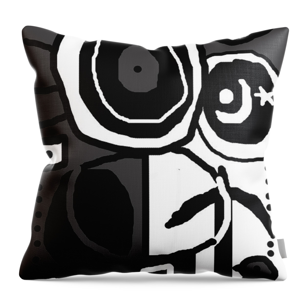 Ancient Civilizations Throw Pillow featuring the photograph Petro 1 by Doug Duffey