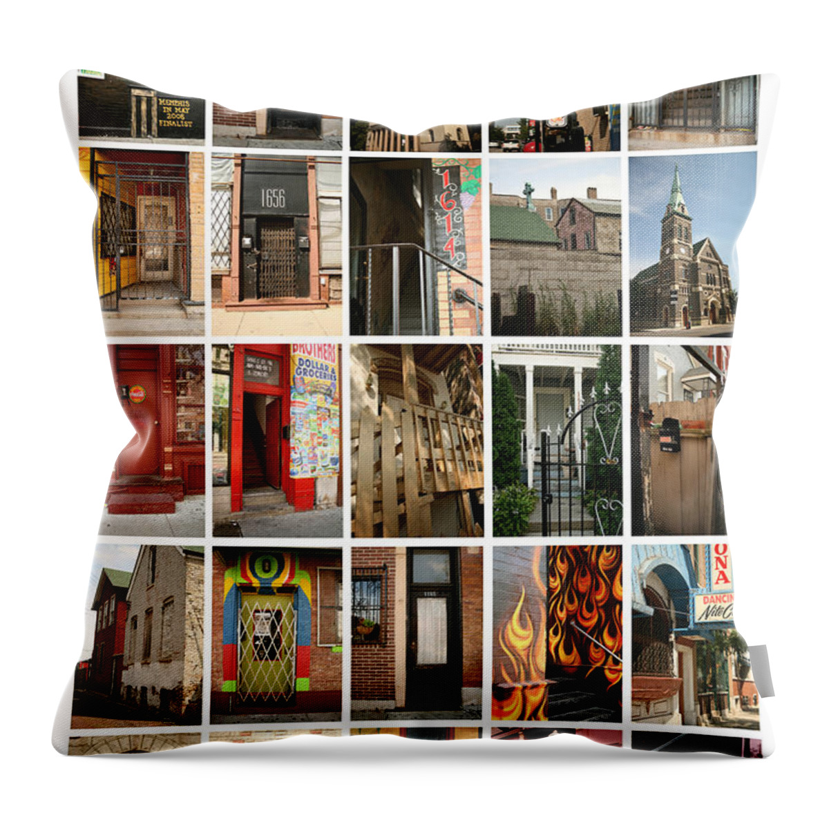 Pilsen Throw Pillow featuring the photograph Pilsen by Laura Kinker