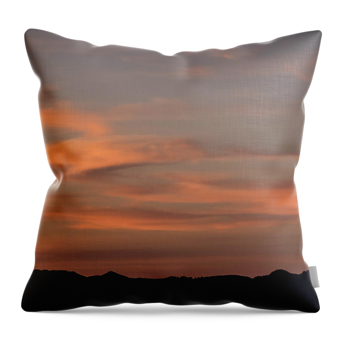 Sunset Throw Pillow featuring the photograph Pismo Sunset by Wendy Carrington