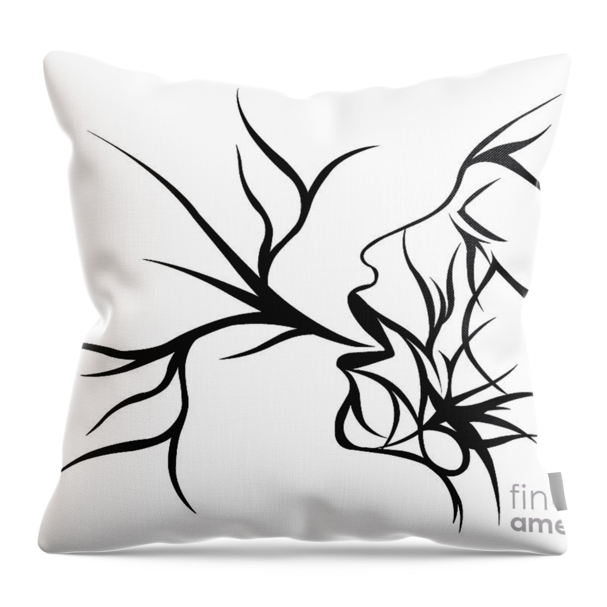  Throw Pillow featuring the digital art Plethora by JamieLynn Warber