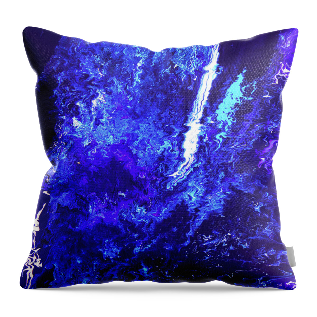 Fusionart Throw Pillow featuring the painting Plunge by Ralph White