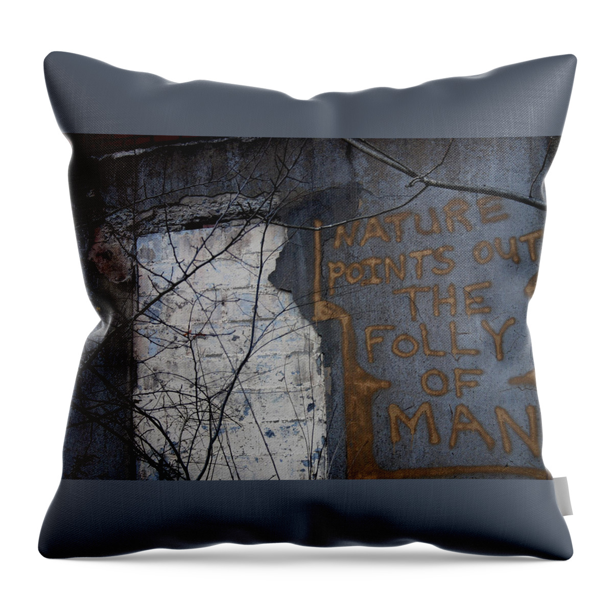  Throw Pillow featuring the photograph Poignant by Melissa Newcomb
