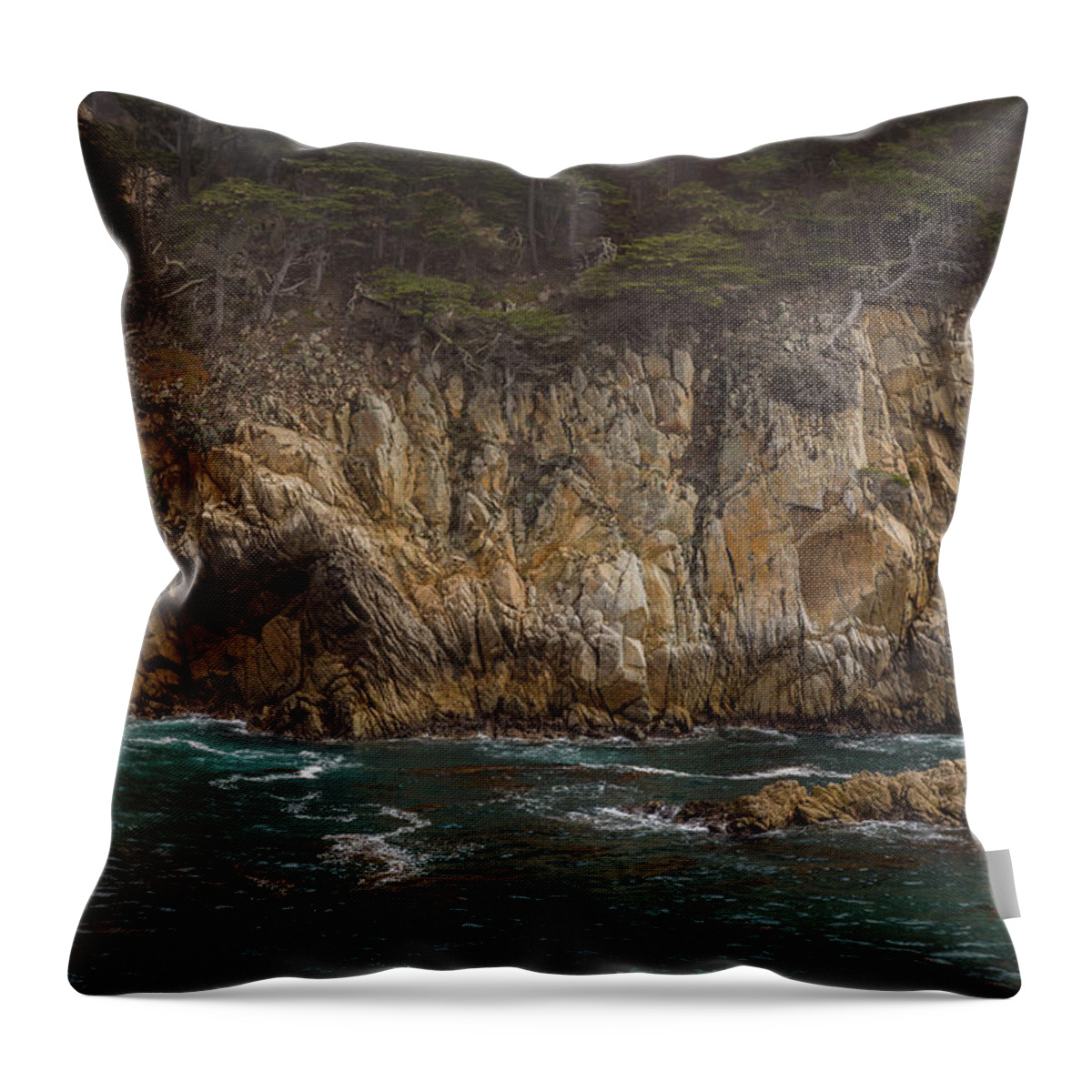 California Throw Pillow featuring the photograph Point Lobos by Gary Migues