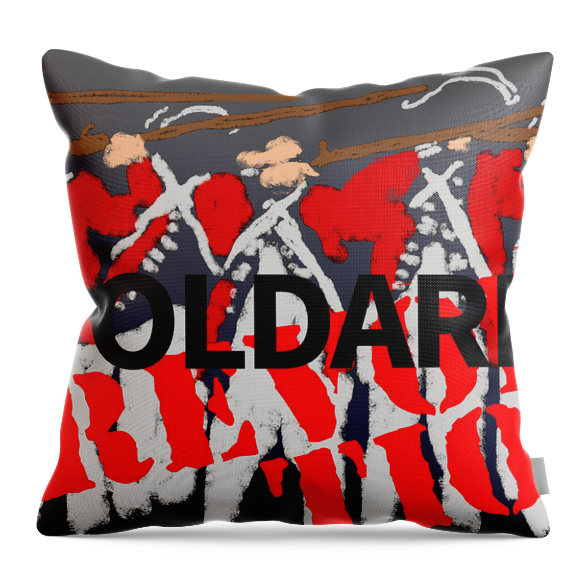 Poldark Throw Pillow featuring the photograph Poldark Revolution by Suzanne Powers