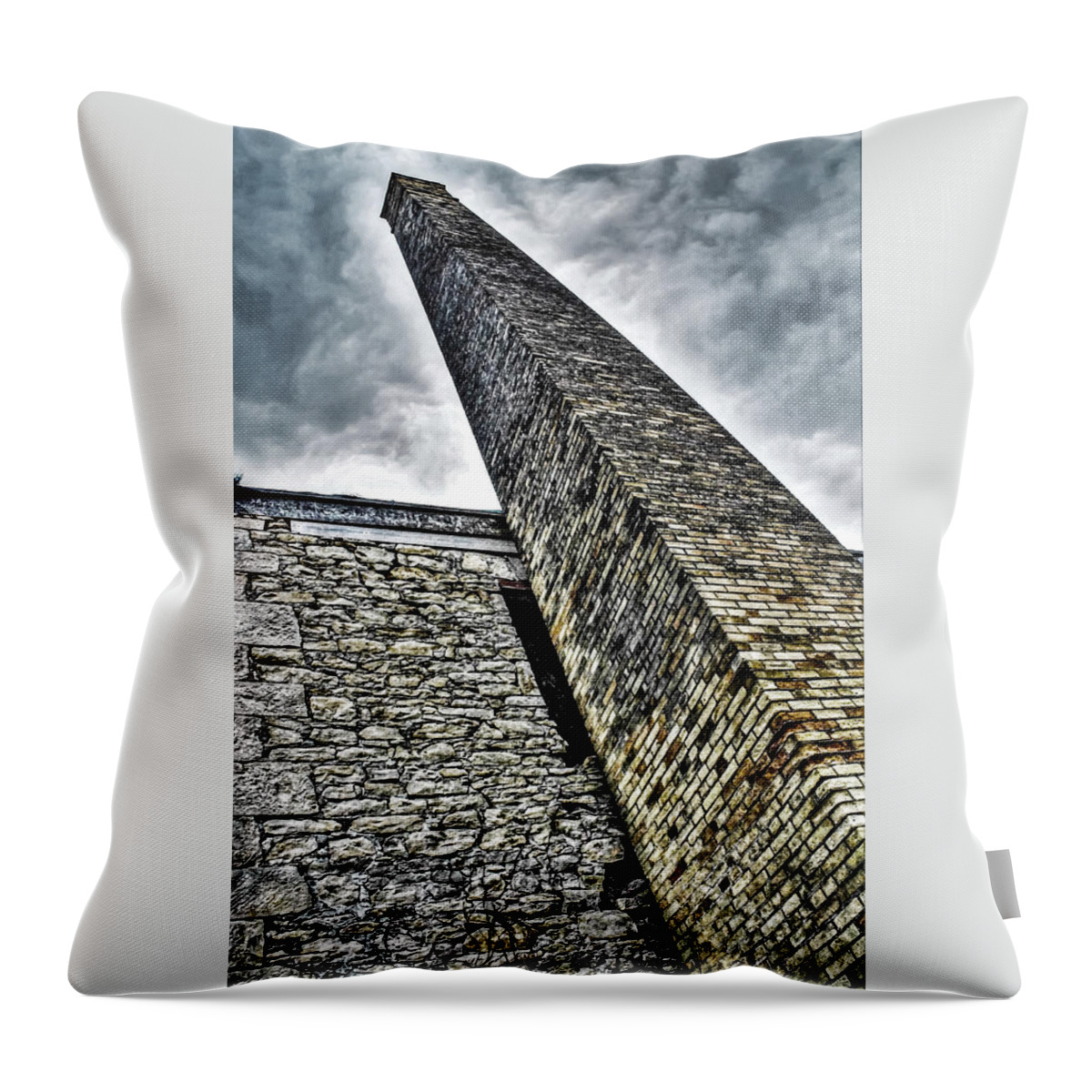 Pollution Throw Pillow featuring the photograph Pollution by Karl Anderson