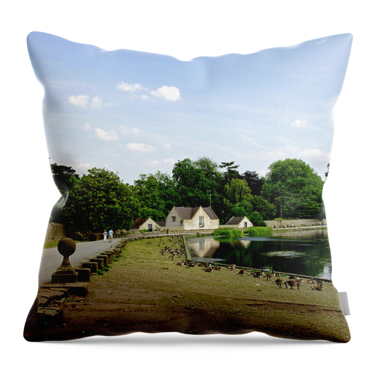 Melbourne Throw Pillow featuring the photograph Pool Road - Melbourne by Rod Johnson