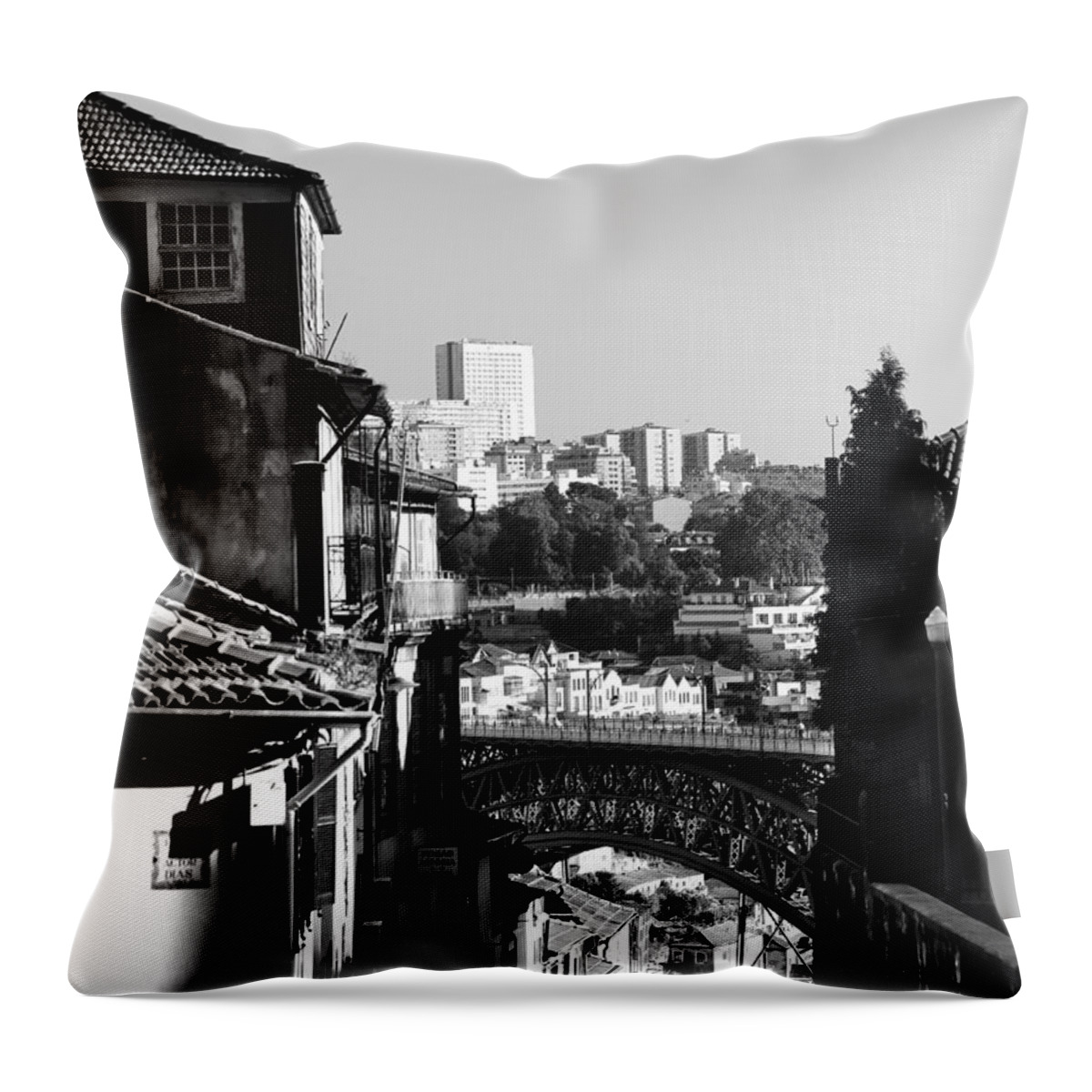 Porto Throw Pillow featuring the photograph Porto 5b by Andrew Fare